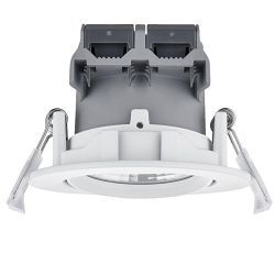 Pamir Matt White Round IP23 LED Downlight 650510131