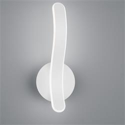 Parma LED Single Curved Wall Light