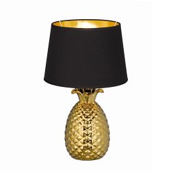 Pineapple Black and Gold Large Table Lamp R50431079