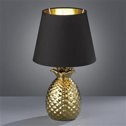 Pineapple Black & Gold Small Table Lamp R50421079