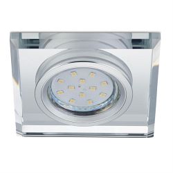 Pirin Square Chrome Recessed Downlight 652200152