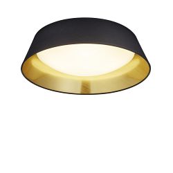 Ponts Black Large LED Flush Ceiling Fitting R62871879