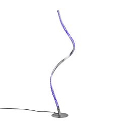 Rubin Brushed Aluminium LED Floor Lamp R42021105