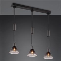 Stanley Three Light Rise & Fall Pendant 