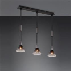 Stanley Three Light Rise & Fall Pendant 