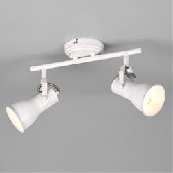 Steam Antique White Double Ceiling Spotlight 813400227