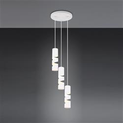 Stream Three Light Ceiling Pendants