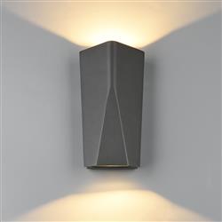 Tay LED IP65 Anthracite Outdoor Wall Light 226560242