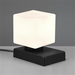 Till 2 Metal Base And Opal Glass Touch Table Lamp