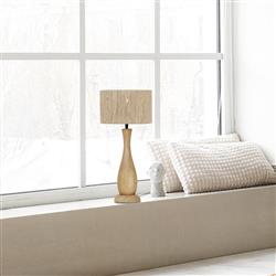 Toba Light Wood Table Lamp Complete 567200130