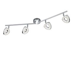 Tours Chrome LED 4 Light Ceiling Fitting R82134106