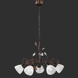 Traditio Antique Rust 5-Light Pendant 110700528