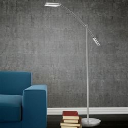 Verona Nickel Sensor-Dimmer LED Floor Lamp 420810107