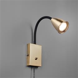 Wanda Adjustable Plug-In Wall Mounted Light