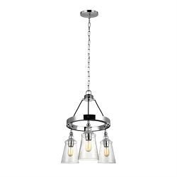 Chrome 3 Light Ceiling Pendant QN-LORAS3