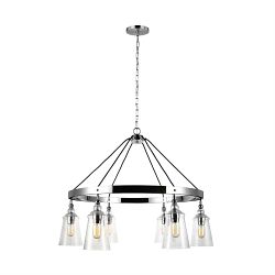 Chrome 6 Light Ceiling Pendant QN-LORAS6