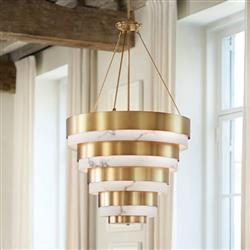 Heritage Brass 8 Light Pendant QN-ECHELON-8P