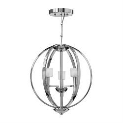 Polished Chrome 3 Light LED Multi-Arm Pendant QN-MONDO3