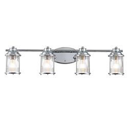 Ashland Bay IP44 Four Bathroom Wall Lights