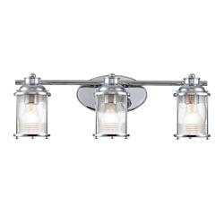 Ashland Bay IP44 Triple Bathroom Wall Lights