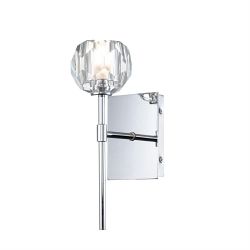 Polished Chrome IP44 Rated Bathroom LED Crystal Wall Light QN-REGALIA1-PC-BATH