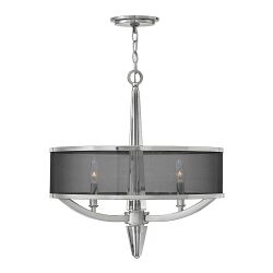 Polished Nickel Multi-Arm Crystal Pendant 3 Light QN-ASCHER-3P