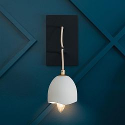 Shell White And Luxe Gold Wall Light QN-NULA1