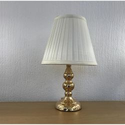 Belinda Elegant Metal/Cream Shade Table Lamp 