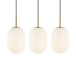 Alias Three Light Ceiling Pendants 