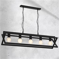 Arnold Black 5-Light Ceiling Pendant MLP8564