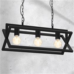 Arnold Black Triple Ceiling Pendant MLP8563