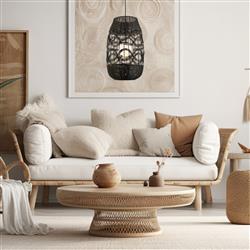 Arona Large Rattan Ceiing Pendants