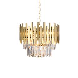 Aspen Crystal 6-Light Ceiling Fittings