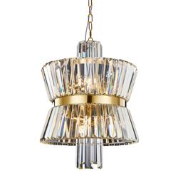 Aurelia Eight Light Crystal Pendants