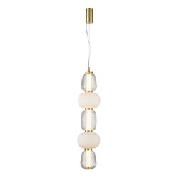 Caro LED 5 Glass Ceiling Pendant