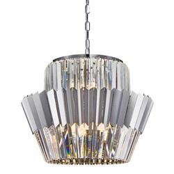 Donna Twelve Light Crystal Ceiling Pendants