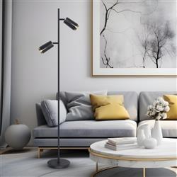 Flower Two Light Spot Floor Lamps