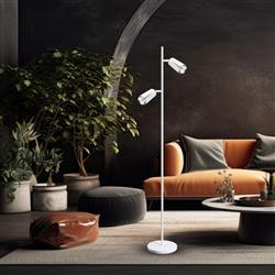 Flower Two Light Spot Floor Lamps