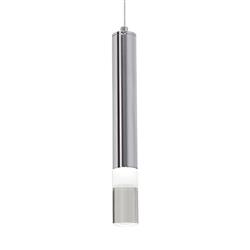 Ice LED Chrome Single Ceiling Pendant ML321