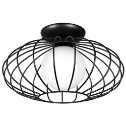 Kronos Matt Black Single Ceiling Light MLP4425