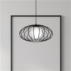 Kronos Matt Black Single Ceiling Pendant MLP4422