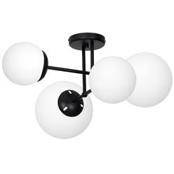 Lima 4-Light Matt Black Ceiling Fitting MLP6527