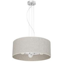 Lino 3-Light White And Linen Ceiling Pendant MLP7501