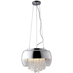 Luna Chrome Single Ceiling Pendant ML3801