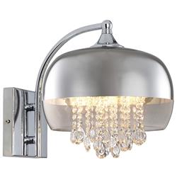 Luna Crystal And Chrome Wall Light ML3803