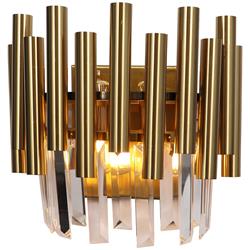 Madison Double Crystal Wall Lights