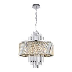 Margot Nine Light Crystal Ceiling Pendants