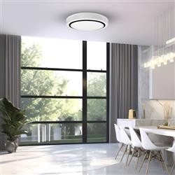 Miri LED White And Black Ceiling Pendant ML8498