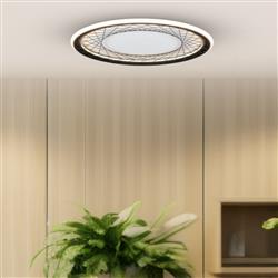 Nest Black And White LED Flush Ceiling Fitting ML0523