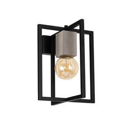 Ralph Matt Black And Grey Wall Light MLP3709